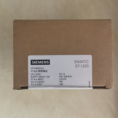 西门子6ES72141AG400XB0全新原装正品喜欢