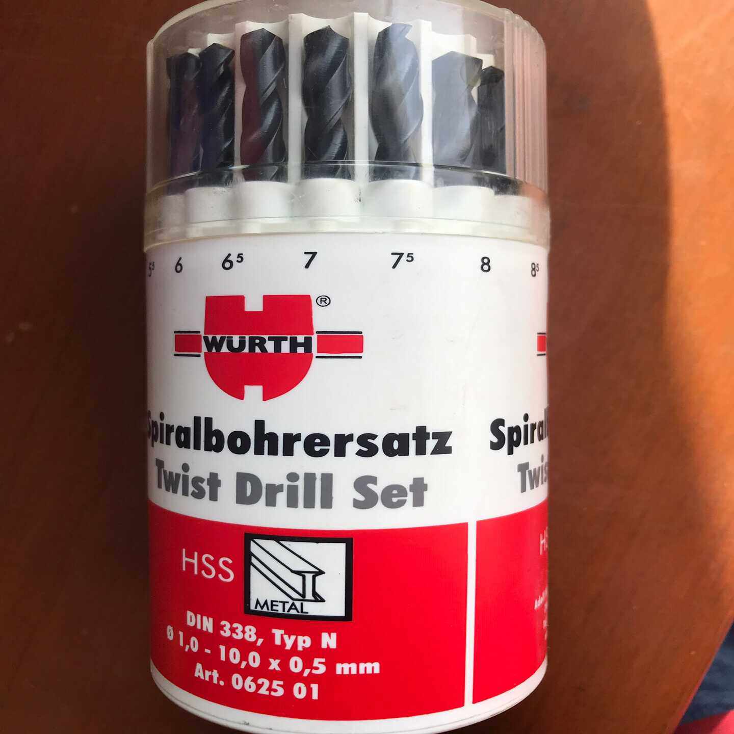 德国原装进口钻头套装钻头组套伍尔特WURTH高速钢-议价