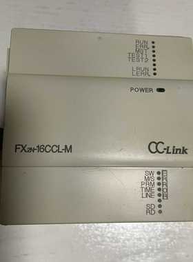 （议价）FX2N-16CCL-MPLC模块，功能完好，盖板卡扣