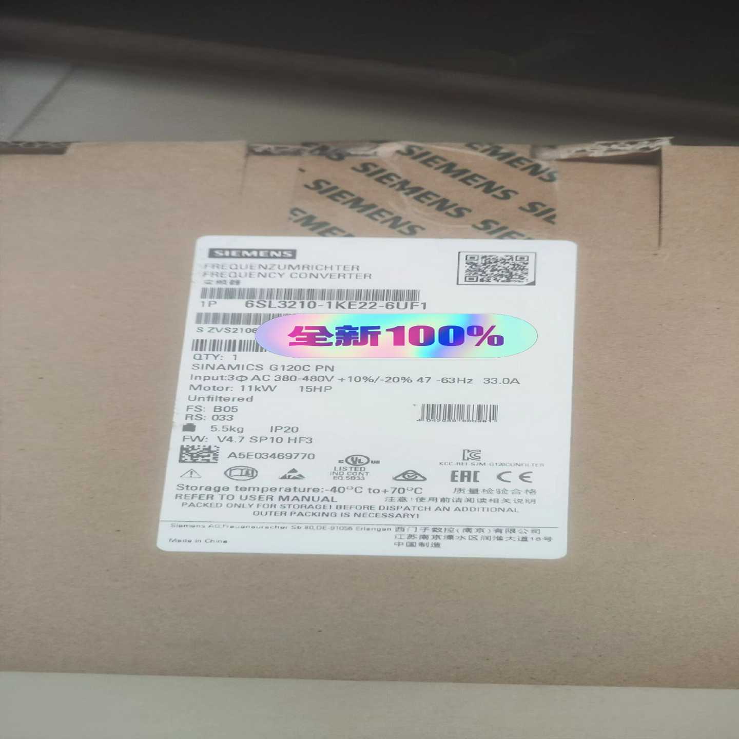 #PLC6SL3210-1KE22-6UF1原询价