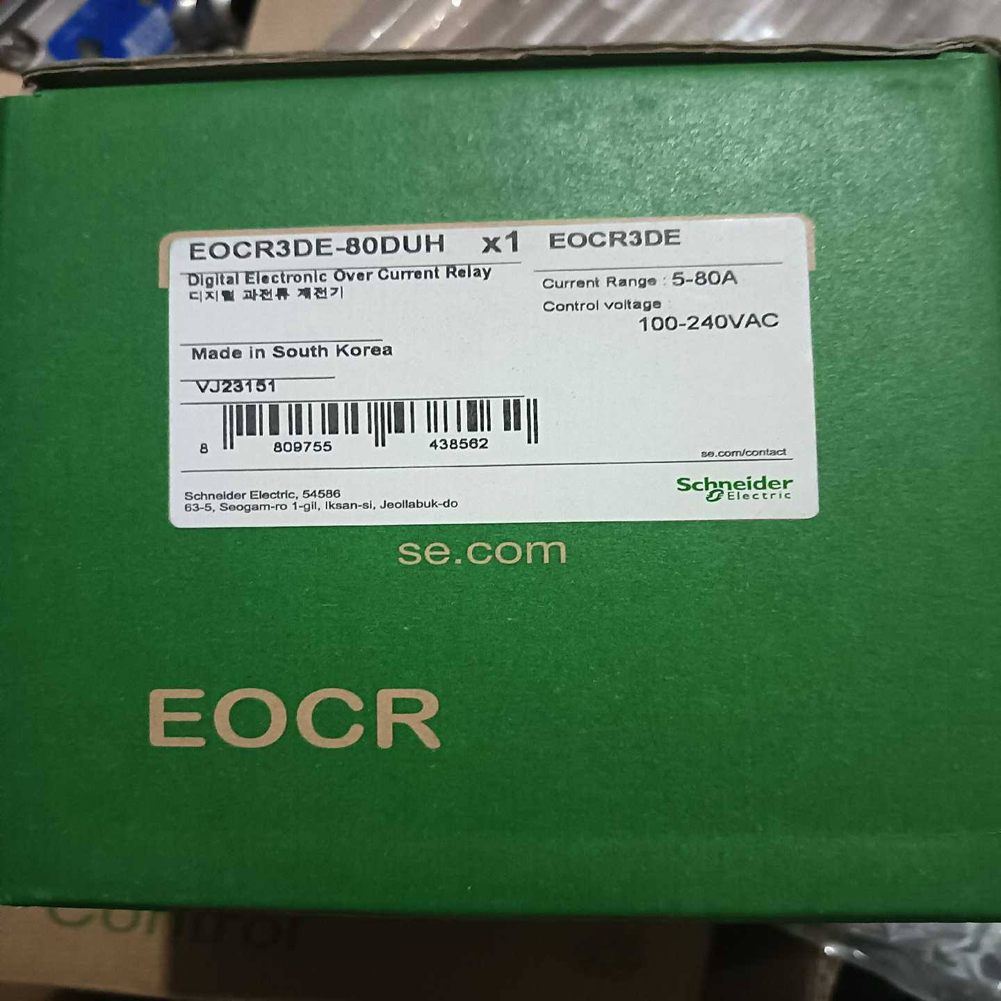 EOCR3DE-80DUH电动机保护器两个。~询价