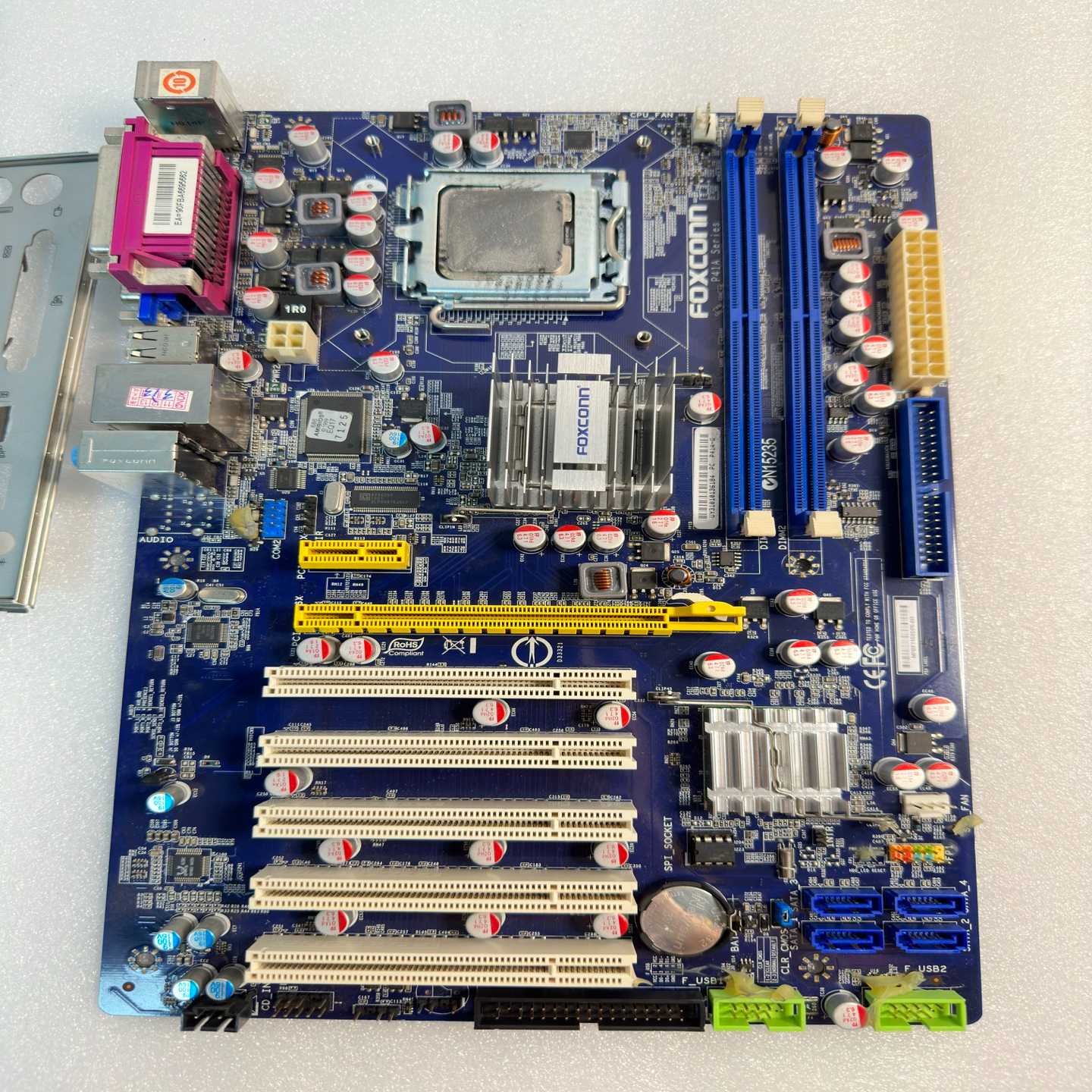 富士康P41A-G主板5个pci槽775座上DDR3内存，工-询价客服