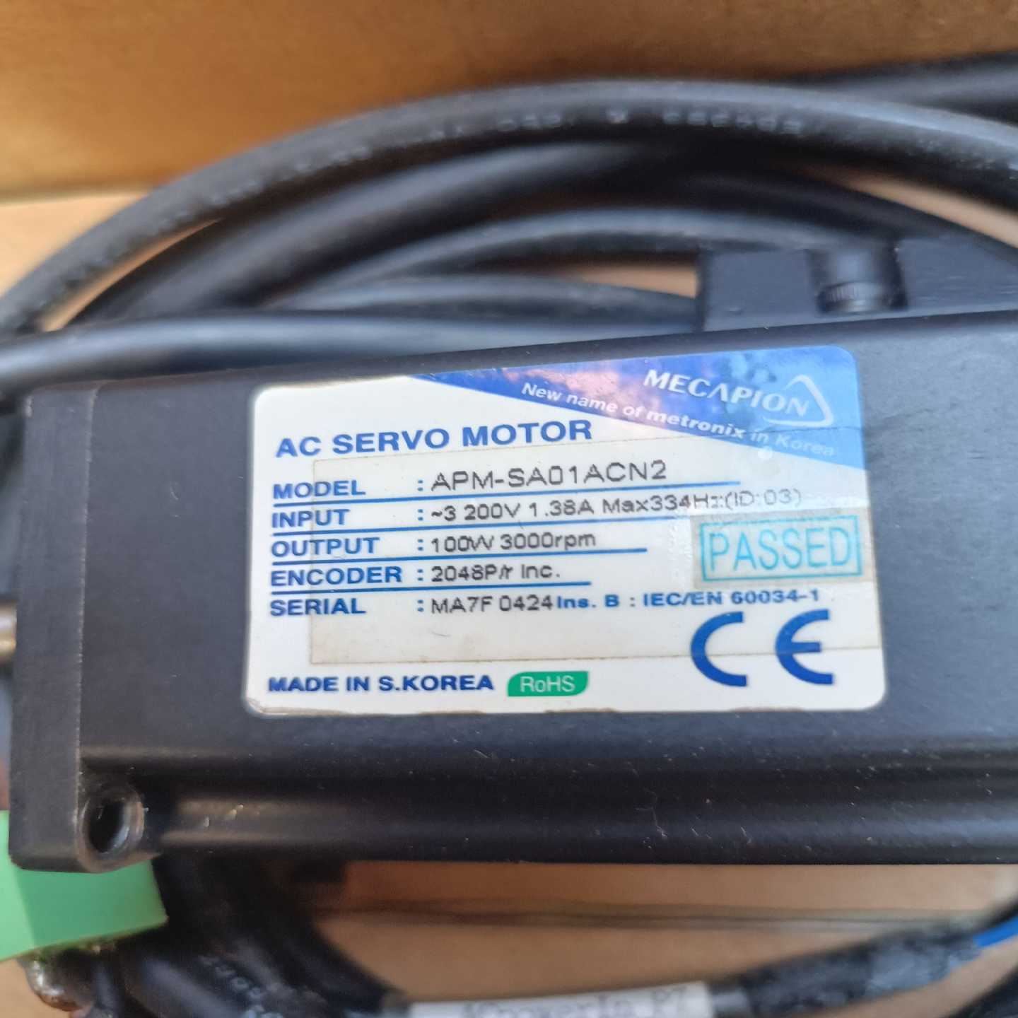 APM-SA01ACN2伺服电机100w询价