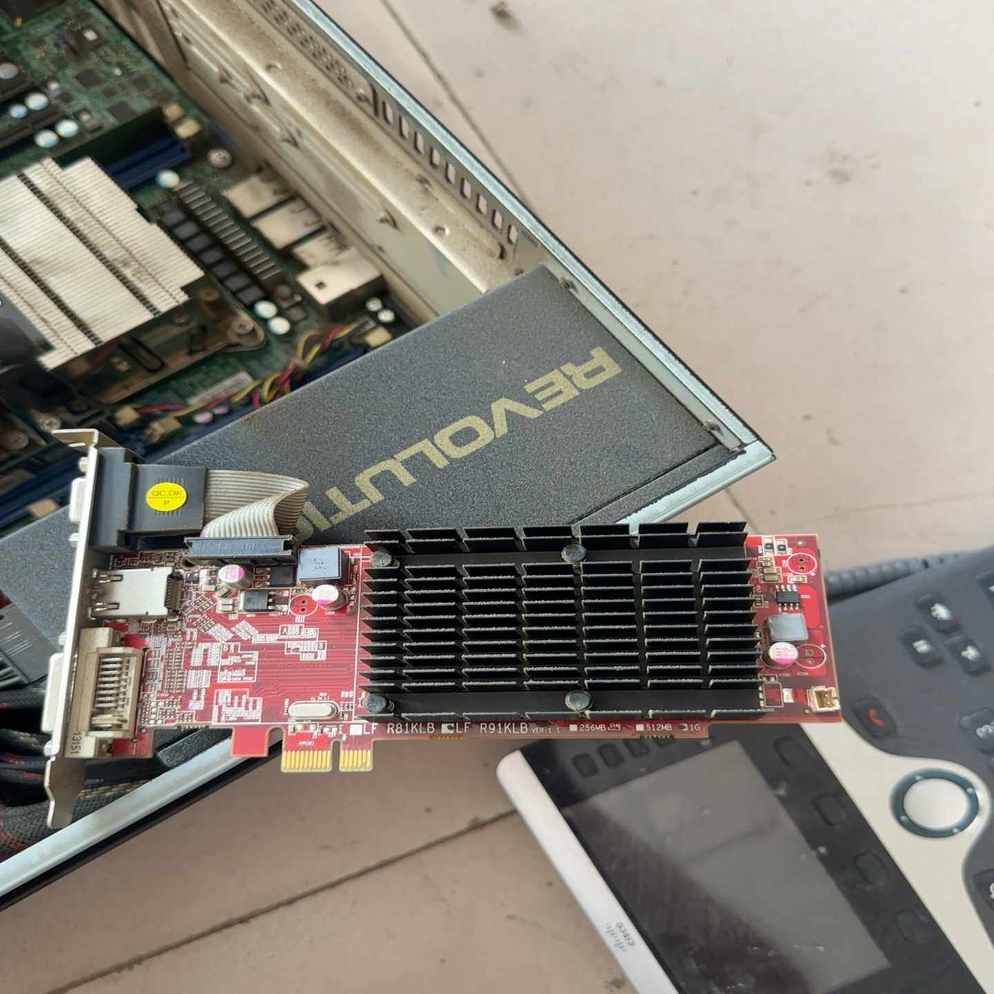 pciex1迪兰恒进hd5450亮机卡。原生pcie1x（-议价