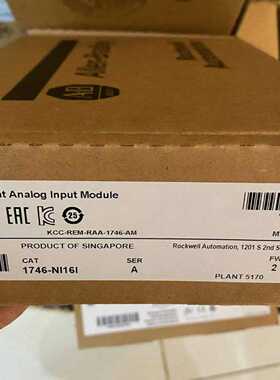 JAB现货1746-NI16IPLC罗克韦尔控制器美国AB处理器1746