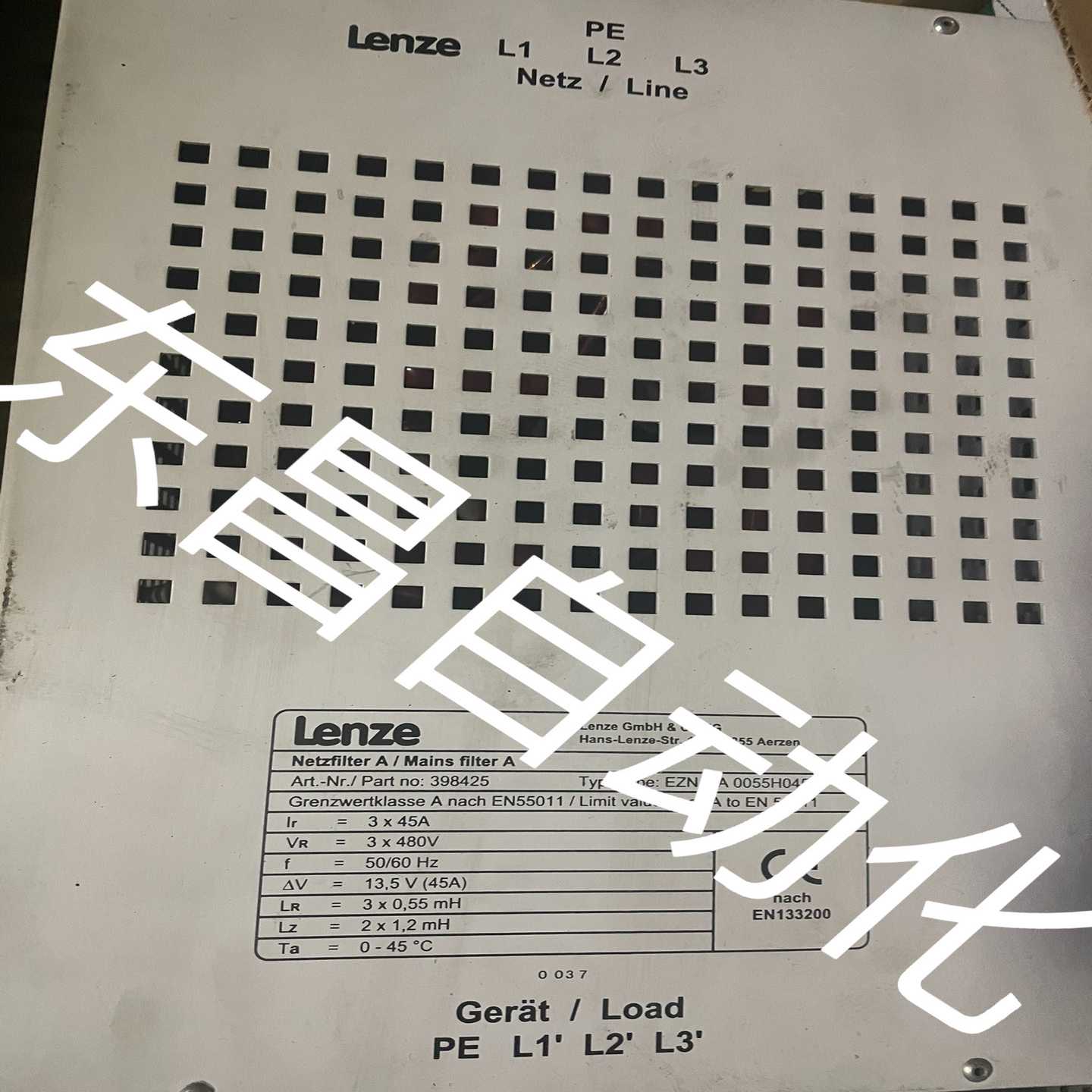 伦茨滤波器398425EZN3A0055H045询价
