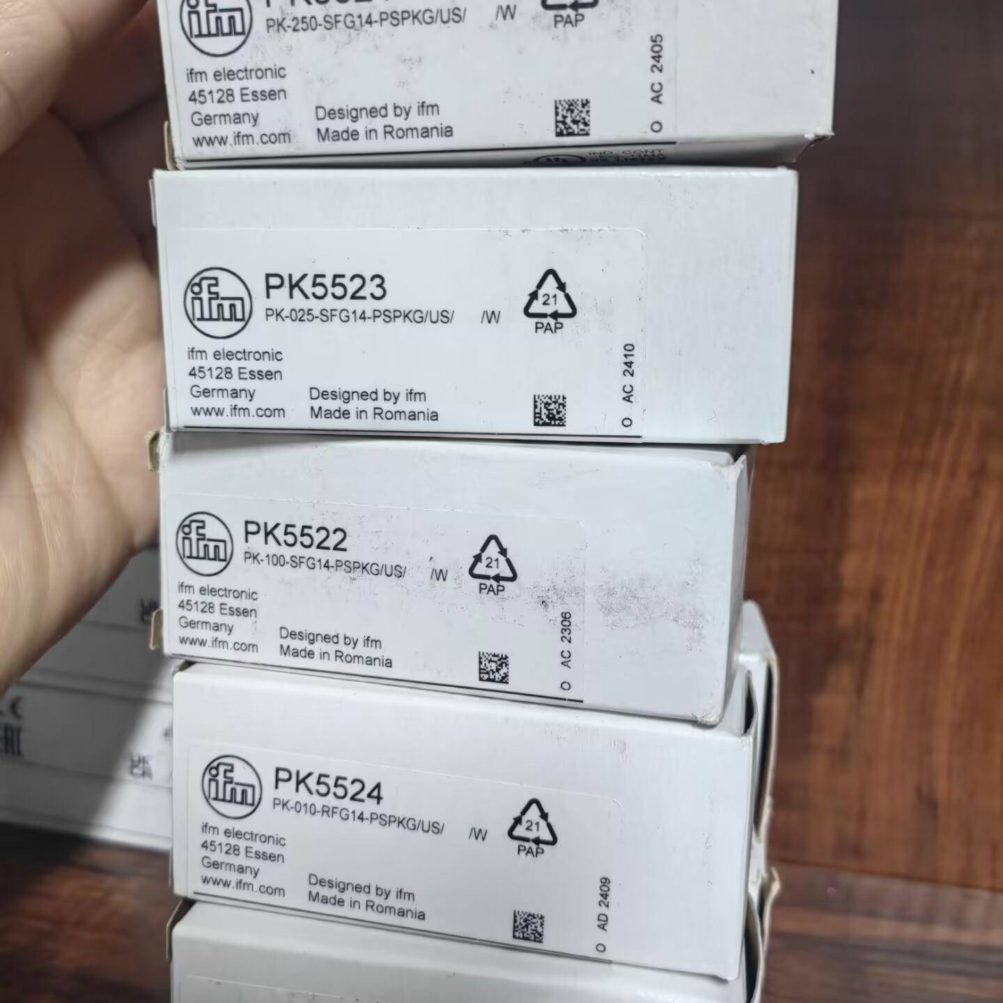 配件假一赔十IFM易福门 PK5520 PK5521 PK5522 PK5524传感器议价