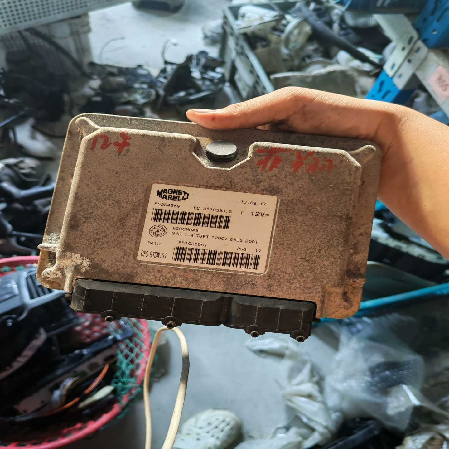 菲亚特菲翔原装拆车变速箱电脑，型号C635DDCT，12V--议价商品