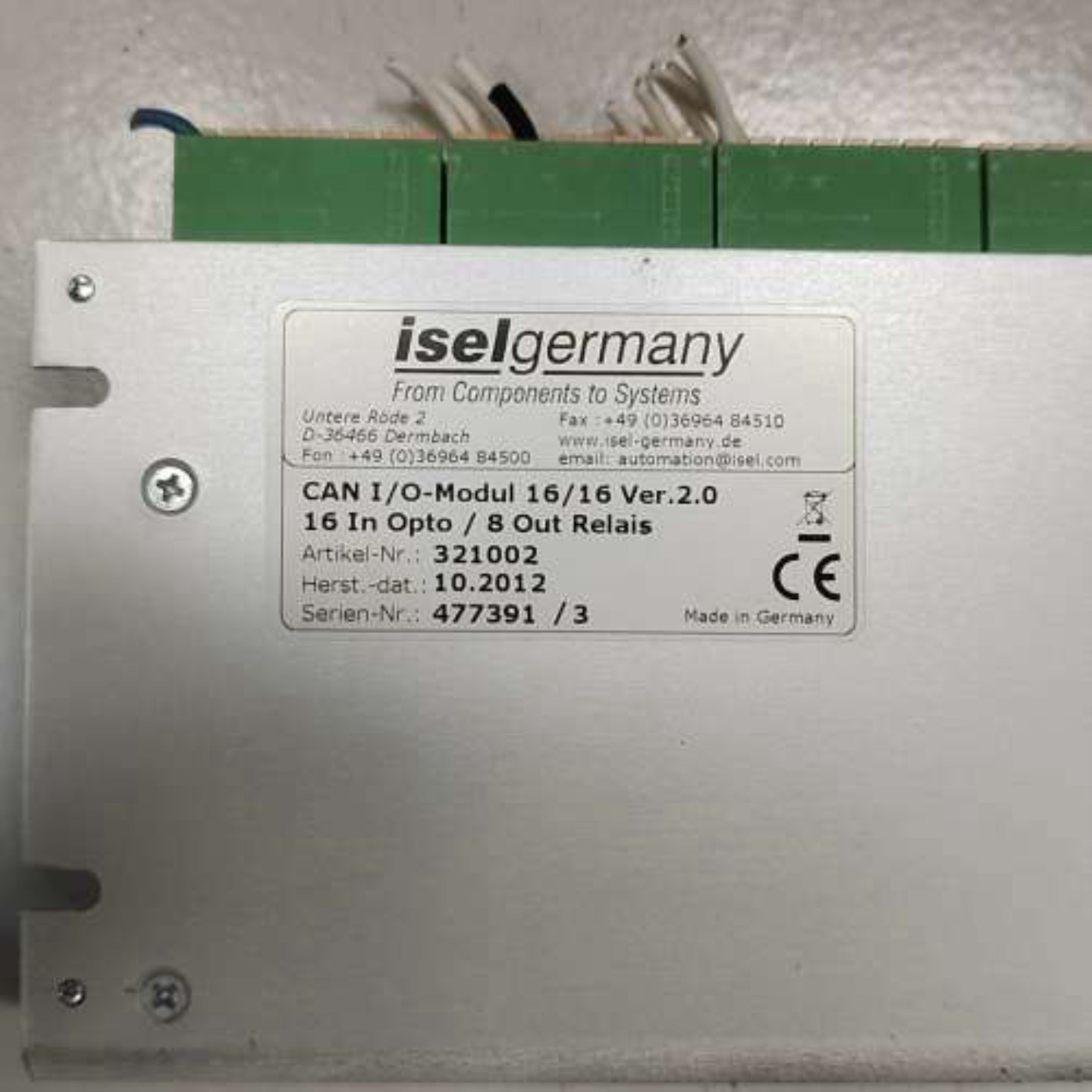 售前询价议价ISEL CAN IO模块型号CAN IO Mod