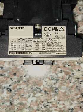 议价全新富士接触器SC-E03P4-CFAC380V