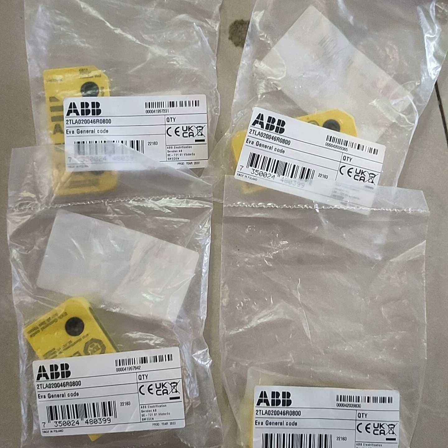 ABB传感器2TLA020046R0800，货号101566询价