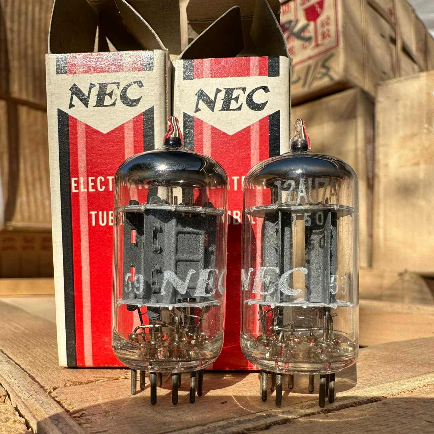 咨询-原盒NEC12AU7A电子管，代换6189596