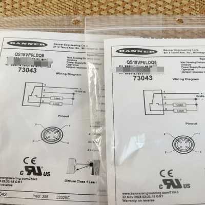 Banner光电开关QS18VP6LDQ5【询价】