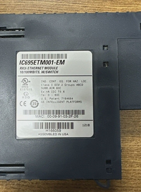 GEFANUCIC695ETM001-EMRX3iETHERNETMODULE10/100MBITS**U