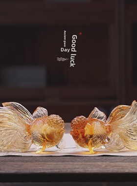 采购产品琉璃金鱼饰品，客厅酒柜，创意饰品，办公室桌面无障碍豪