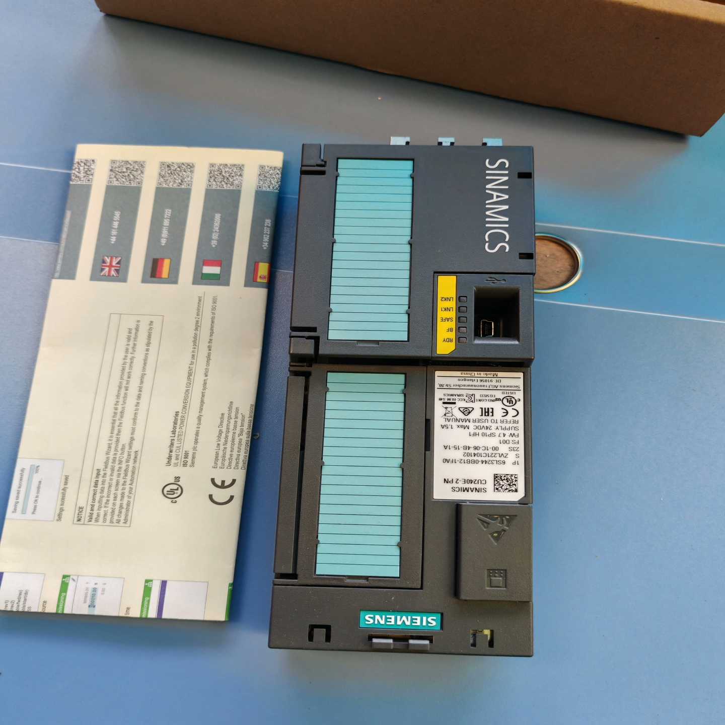 原包装西门子6SL3244-0BB12-1FA0控制单--议价商品