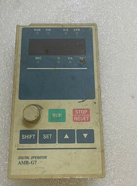 安帮信G7变频器面板一个，外观有缺角，祇拍启动停止视频无缺字询