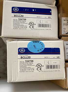 【请询价】美国通用GE辅助BCLL20触点BCLL20触头