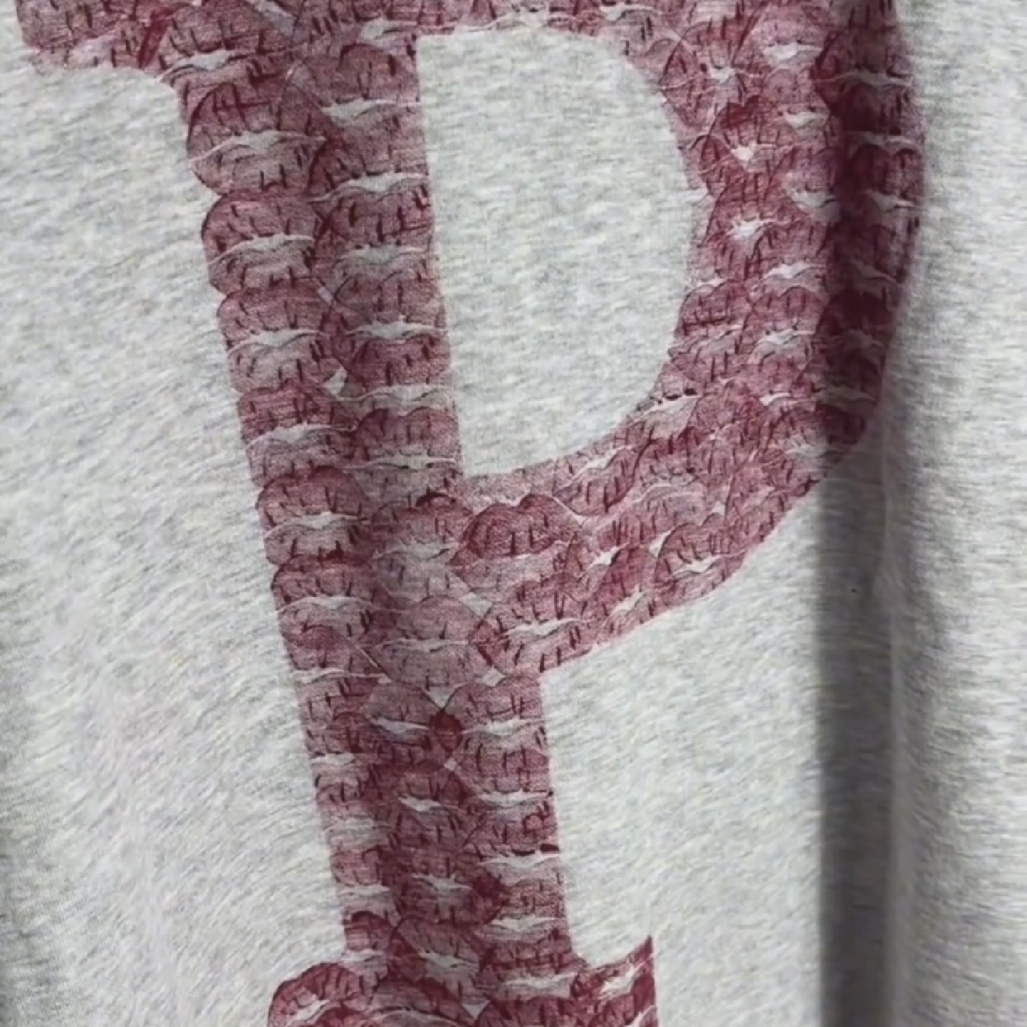 v字唇印卫衣diy口红印保护剂带牛皮纸字母模板防掉色口红固色保护