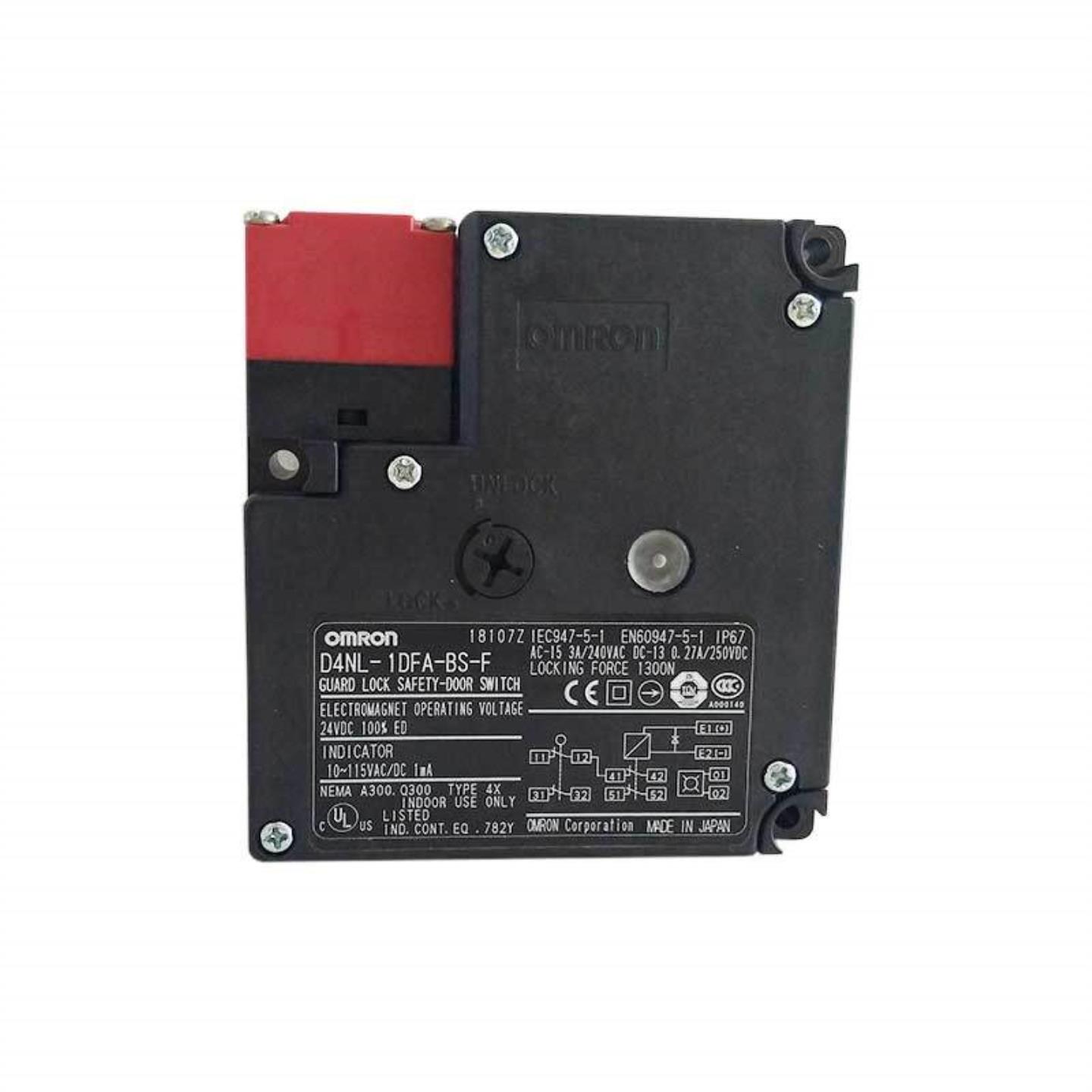 配件FANUC发那科安全门门锁开关 D4NL-1DFA-BS-F  OMRON欧议价