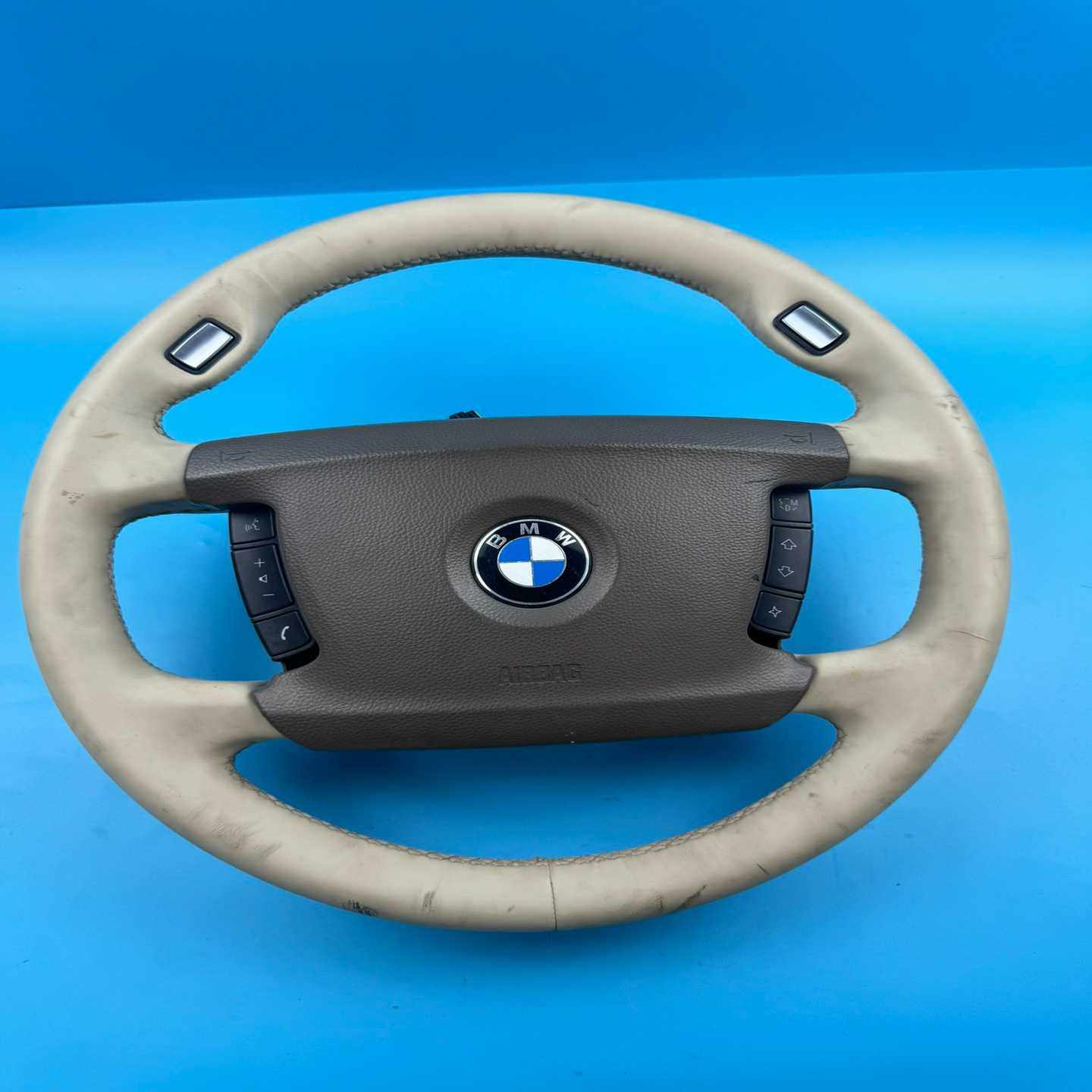 宝马7系E66方向盘，多功能方向盘总成，多功能按键方向盘，--议价