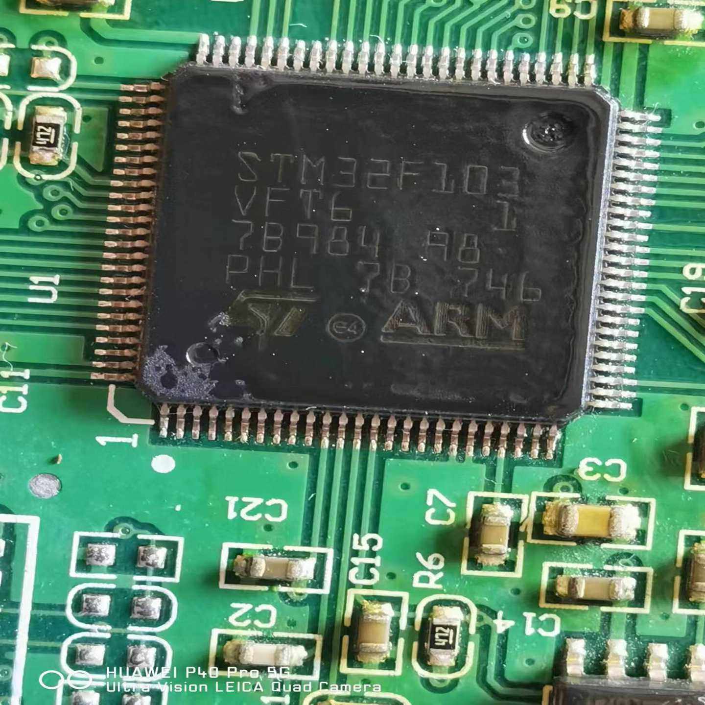 台达PLC主板芯片STM32F103VFT6.旧货，询价