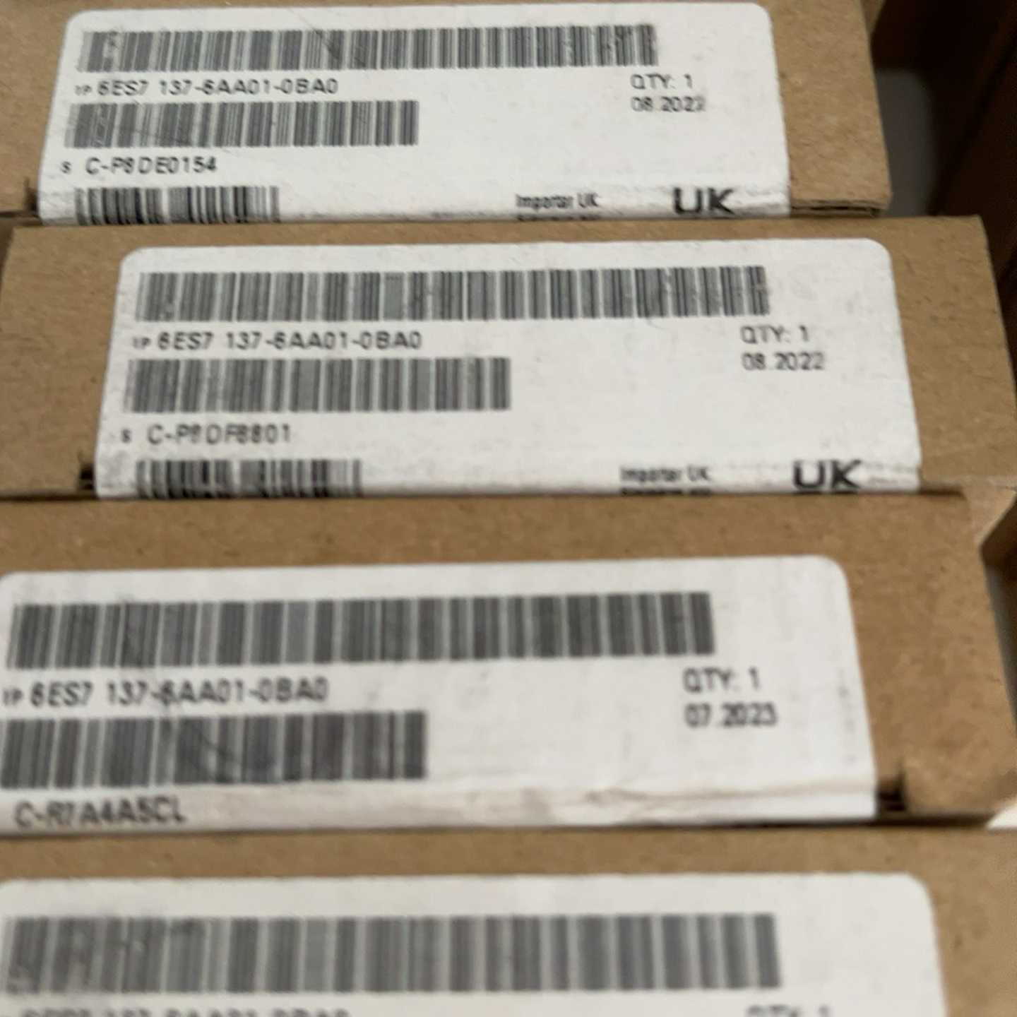 6ES7137-6AA01-0BA0，8个，实物询价