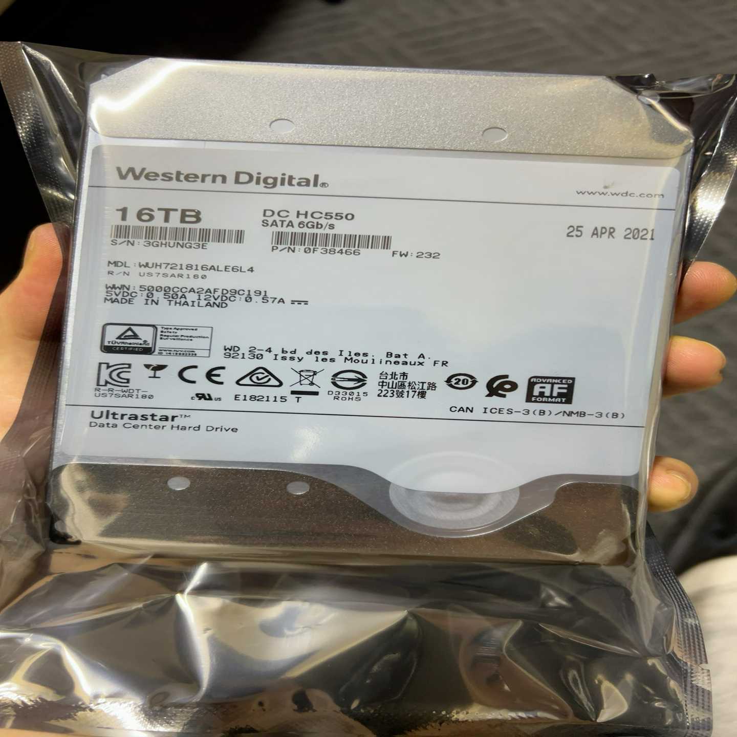 现货40块HC55016T硬盘--议价商品