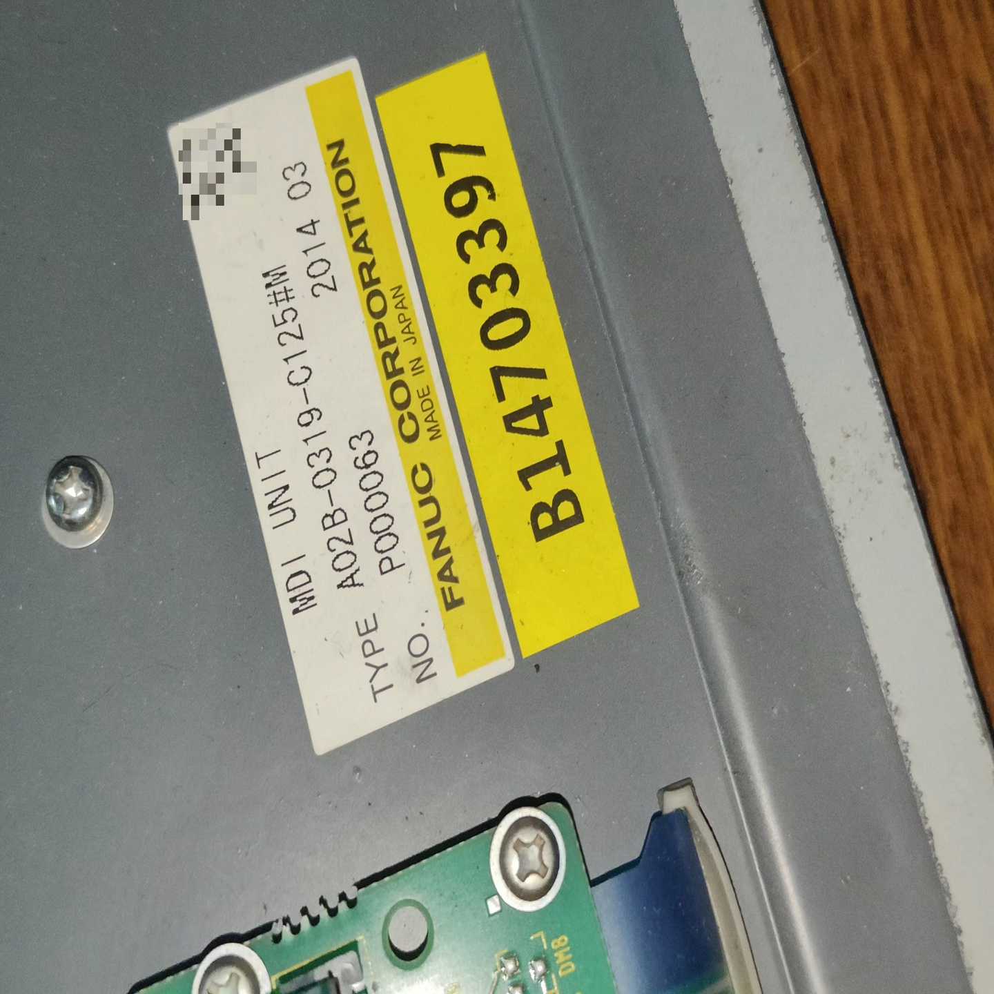 发那科原装MDI按键板A02B-0319-C125M日本--议价商品