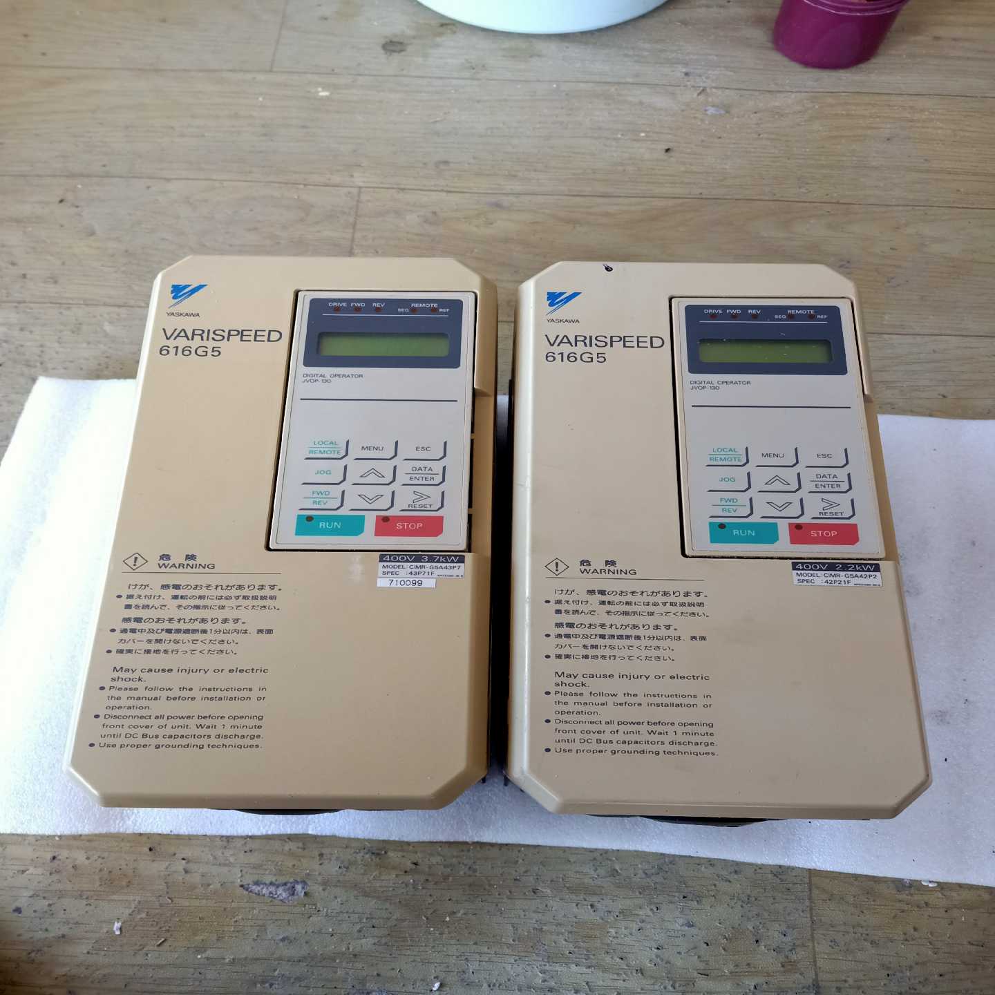 议价原装拆机安川变频器CIMR-G5A42P2Z2.2KW现货/维修