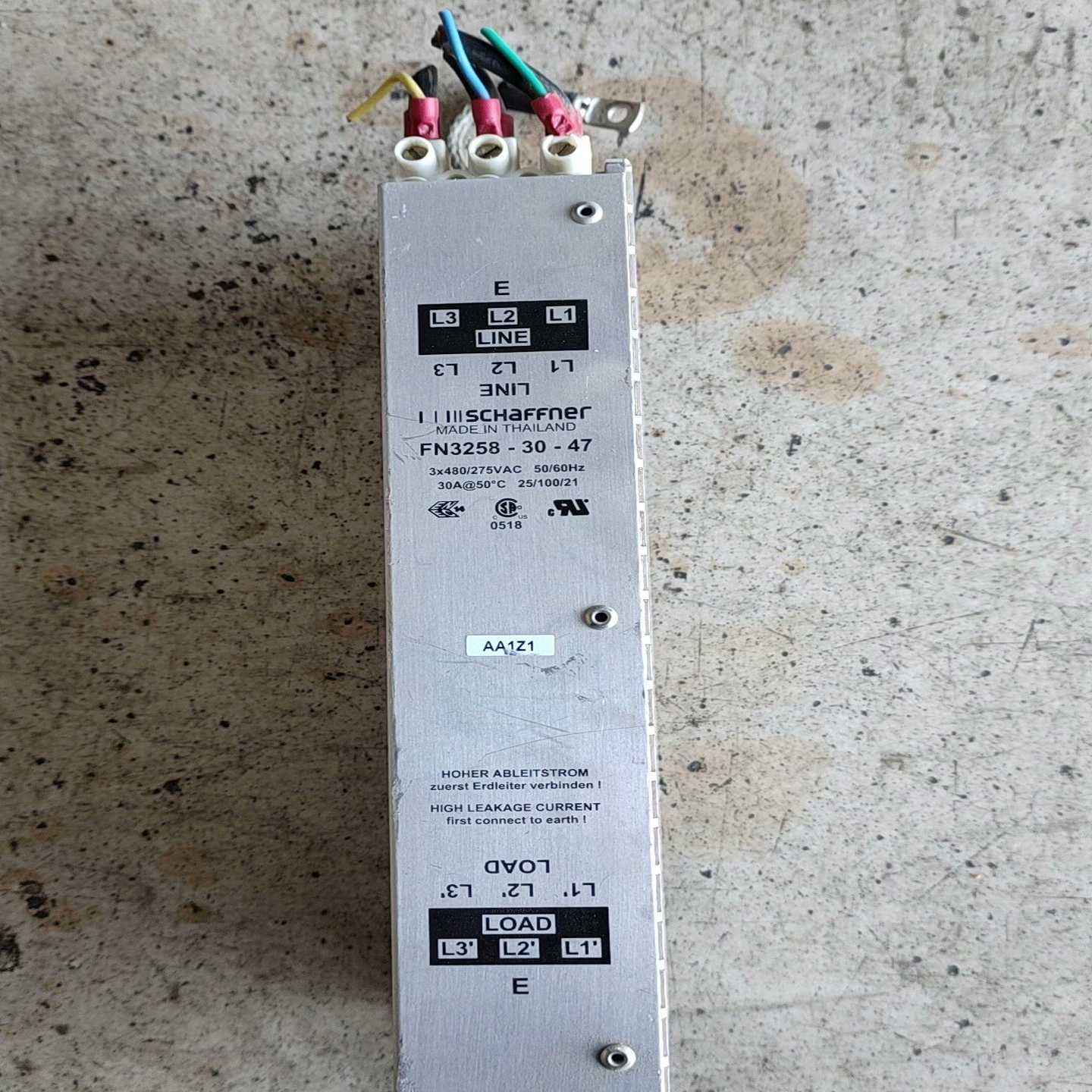 夏弗纳滤波器FN3258-30－47拆机功能包好实物图-议价