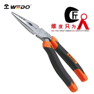 省力弯头尖嘴钳新式 WEDO维度304不锈钢德式 省力钳子420工具ST8304
