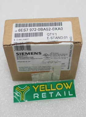 西门子6ES7972-0BA52-0XA0SIMATICDP连接插头适用于PROFIBU