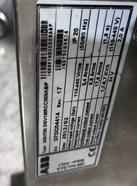 ABB伺服驱动器DGV700DGVIIMRC009ABP--议价商品