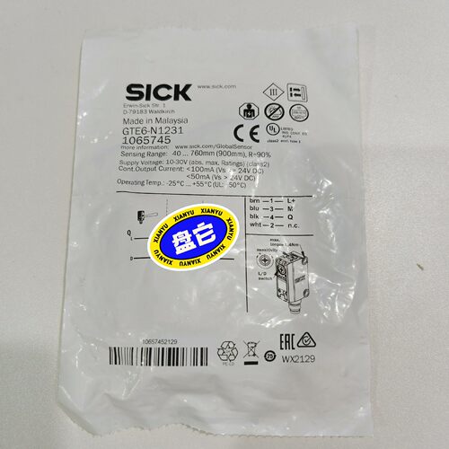 徳国西克SICK传感器GTE6-N1231订货号1065~询价