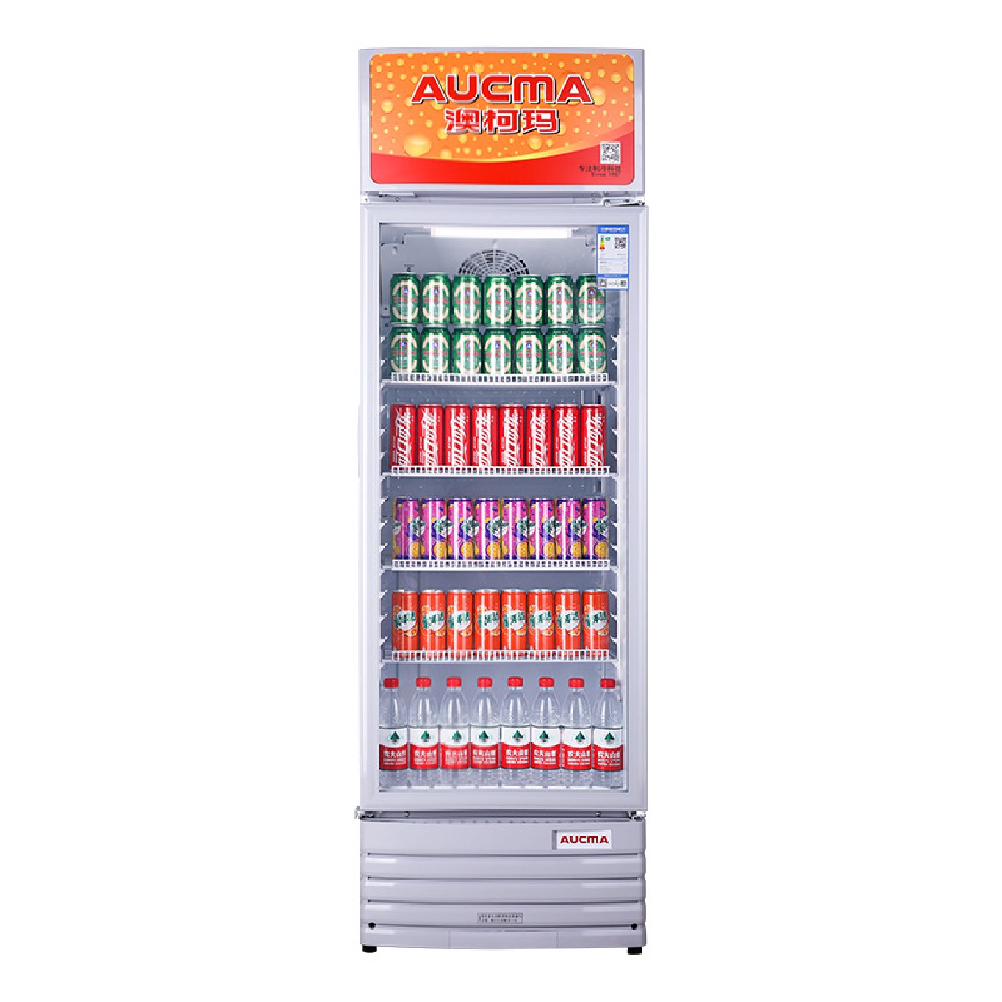 澳柯玛306升风冷无箱展示柜冰柜