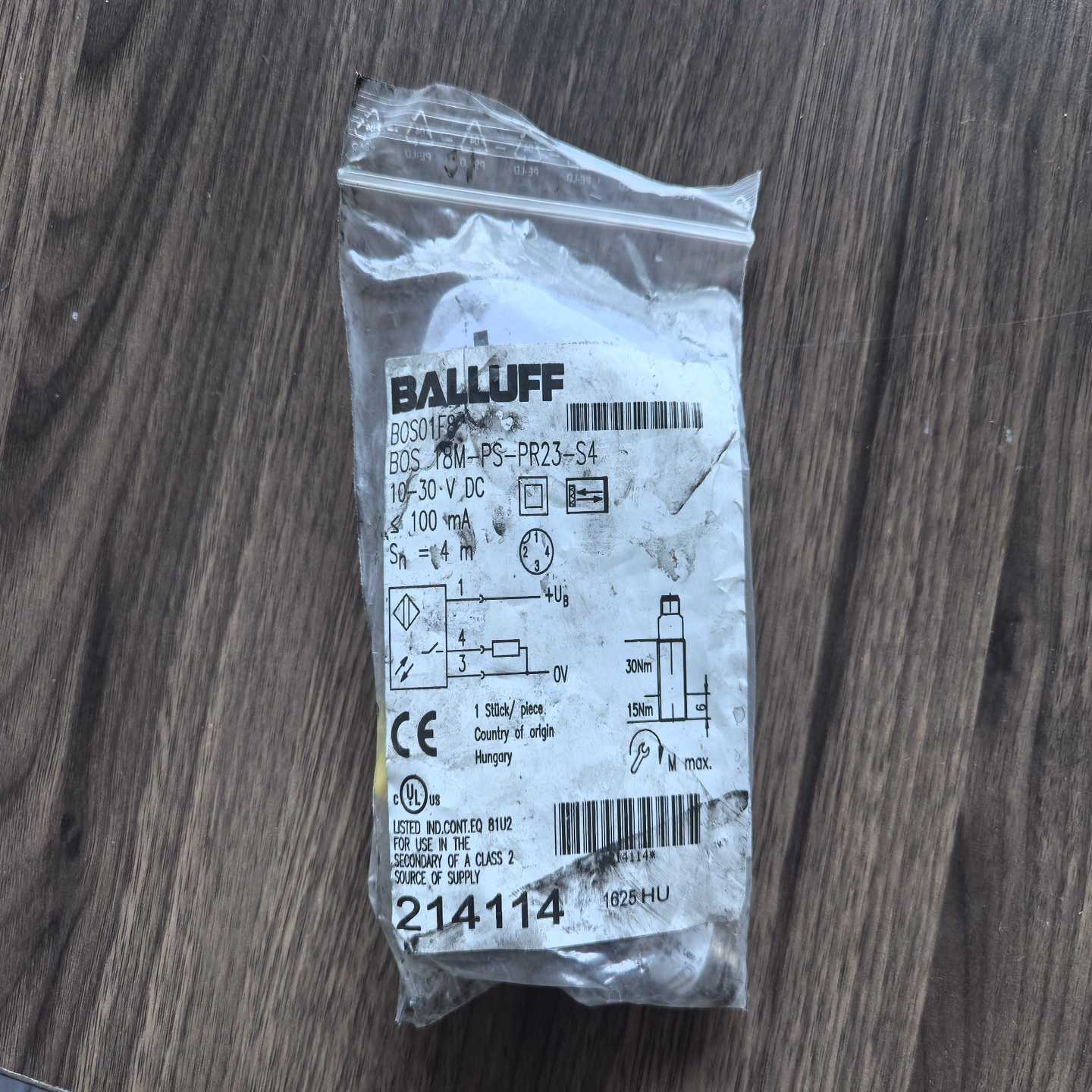 BALLUFF巴鲁夫B0S01F8BOS18M-PS-询价