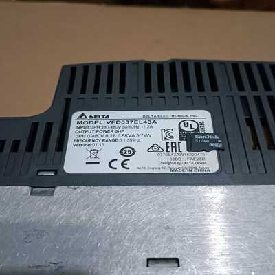 台达变频器VFD037EL43A3.7KW38询价