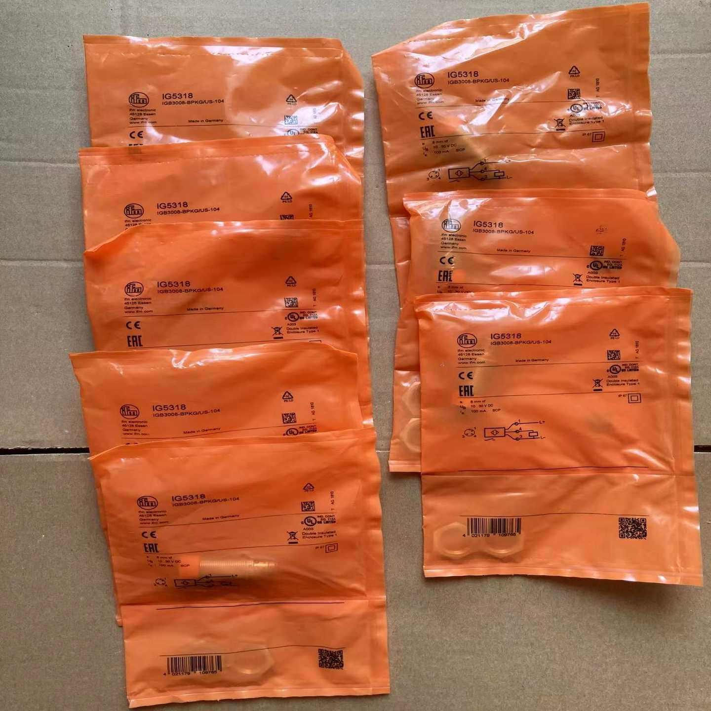 德国易福门IFMIG5318传感器，剩2只。适用