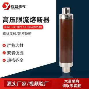 KV50 高压限流熔断器XRNT 保险管陶瓷熔管 100A 棕色管