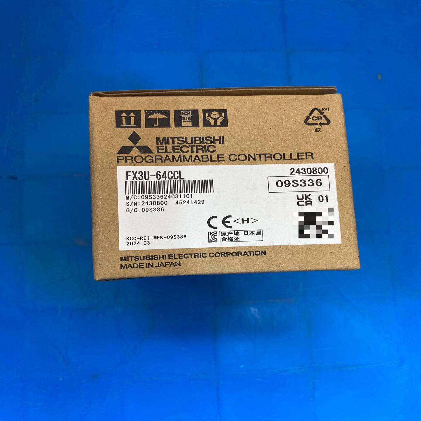 三菱可编程控制器模块，型号FX3U-64CCL，包全新原装正