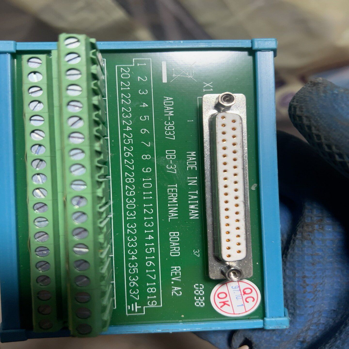 【请询价】研华ADAM-3937+REVB1+DB37端子板+接线