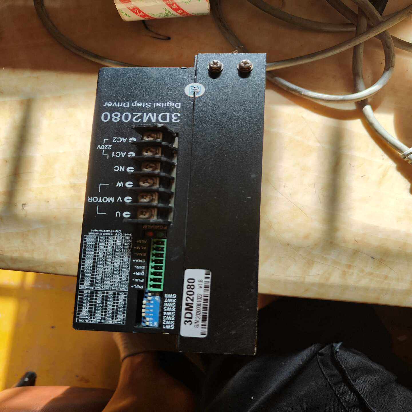 杰美康3DM2080三相步进电机驱动器，实物图拍照，成色如图--议价
