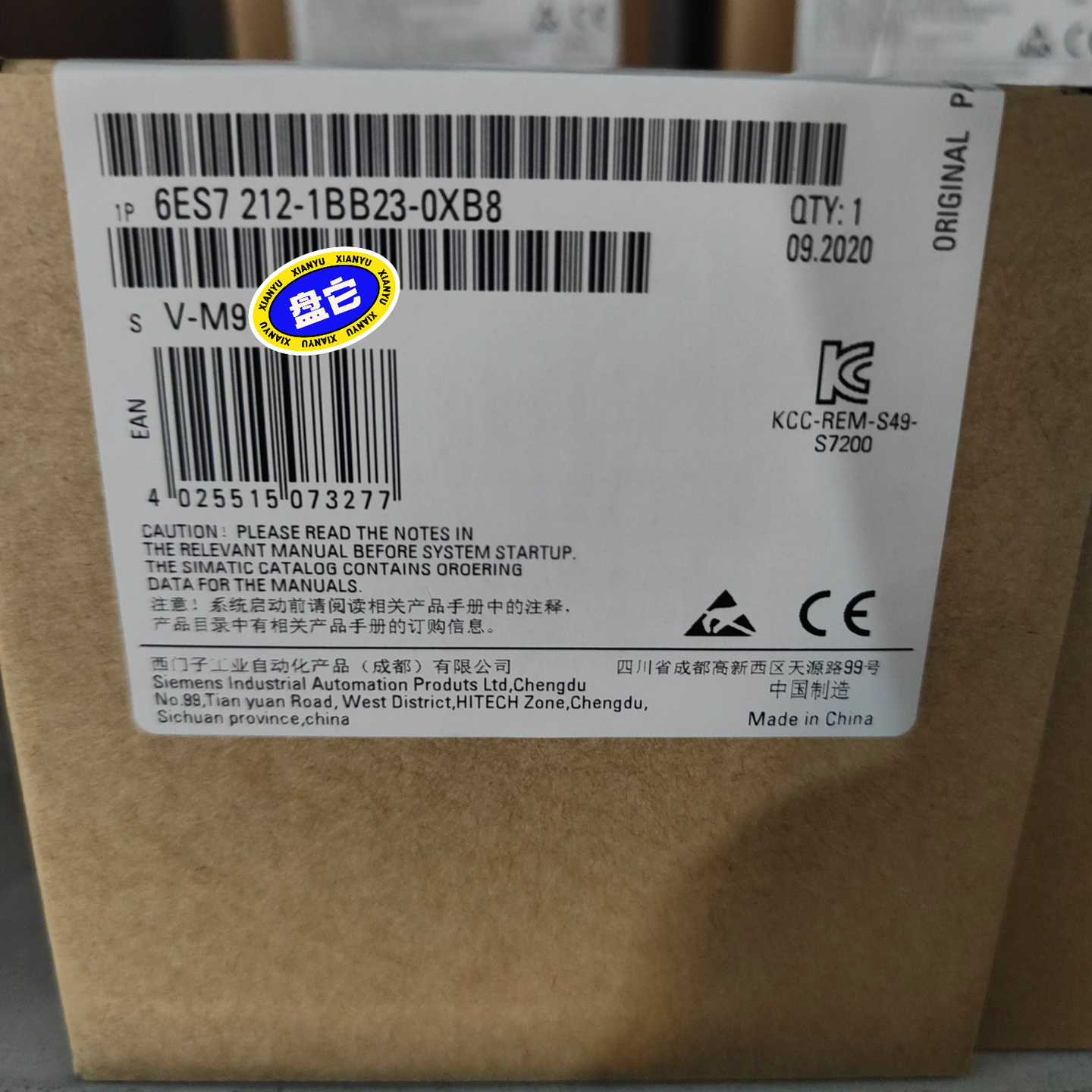 6ES7212-1BB23-0XB8未拆封 产品质保一年（佳毅工控）