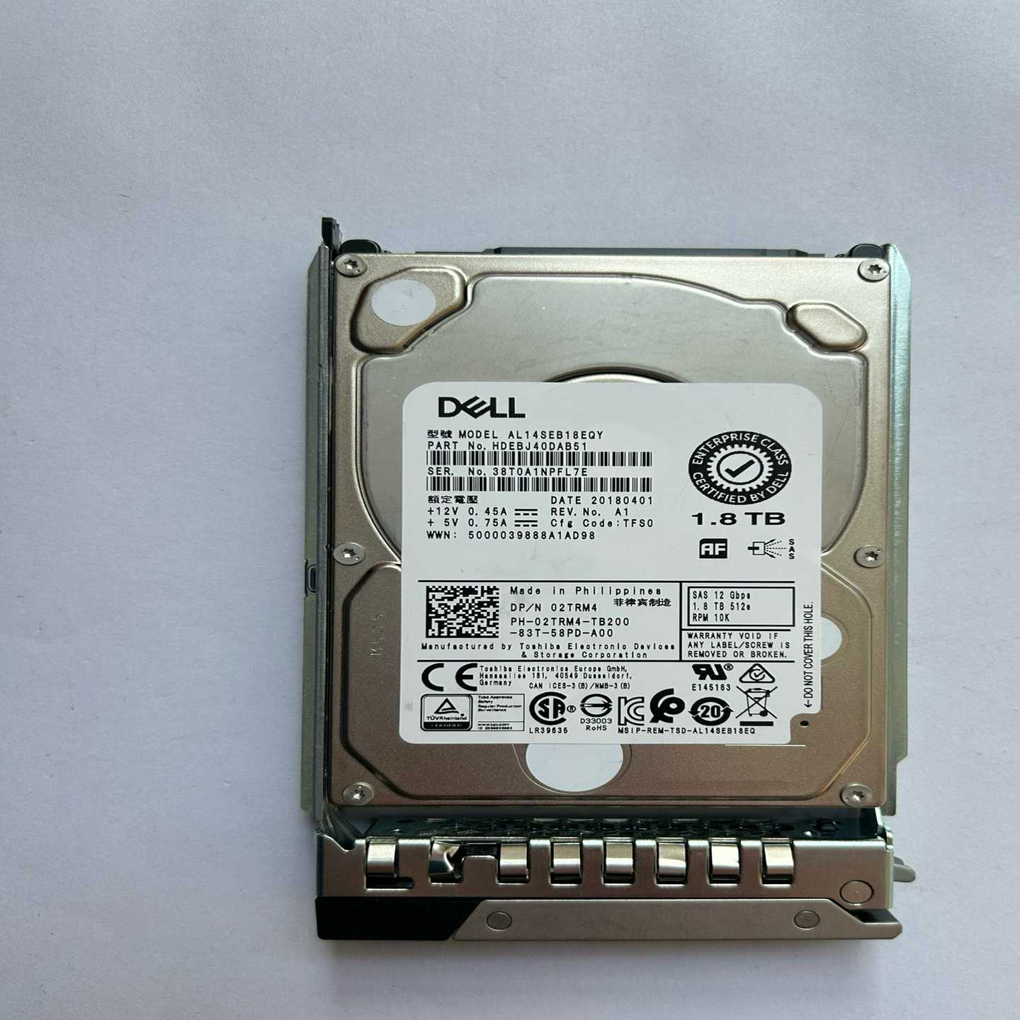 DELLSAS12Gbps10K1.8T2.5寸硬-议价