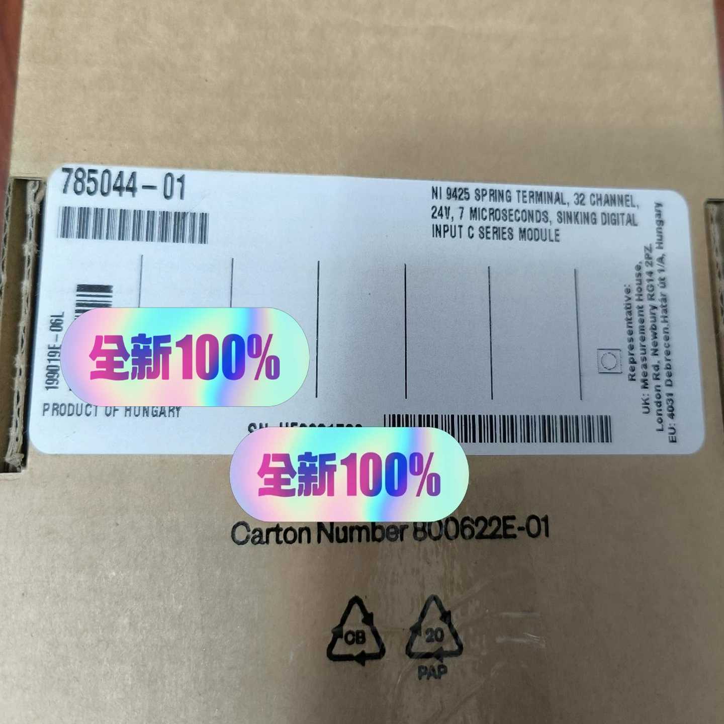 全新正品NI9425弹簧终端模块，型号785044-01，