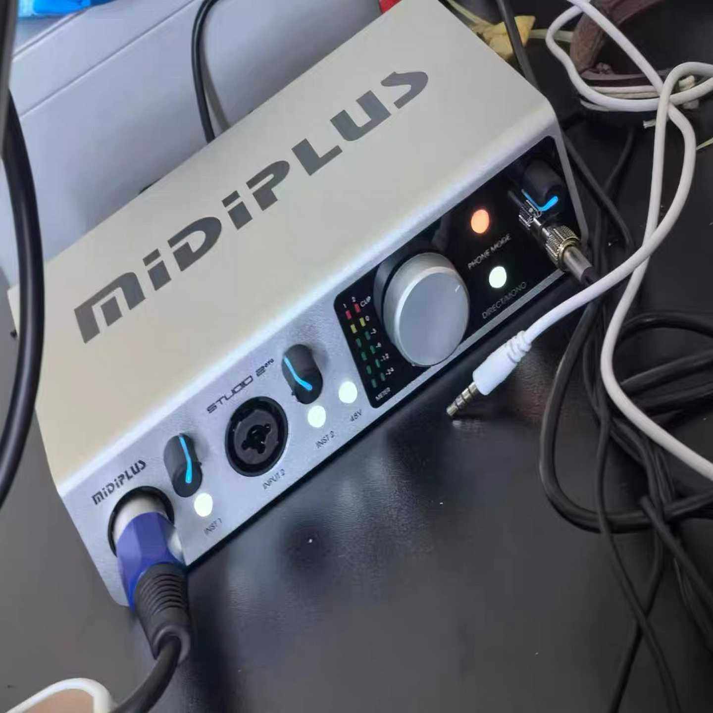 MiDiPLUS迷笛STUDIO2OTG声卡九成新--议价商品