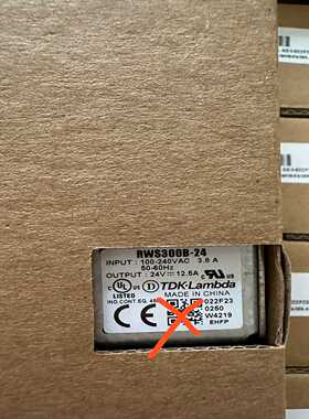 原装正品TDK-LAMBDA电源RWS300B-24  全新一议价商品