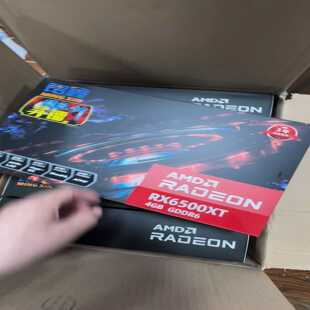 全新铭鑫RX6500XT显卡，4GGDDR6显存，三年质保--议价商品