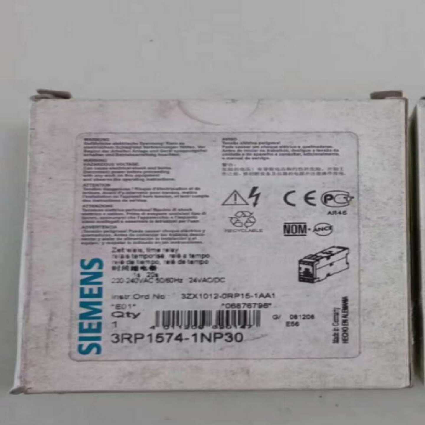 【议价】3RP1574-1NP30西门子时间继电器